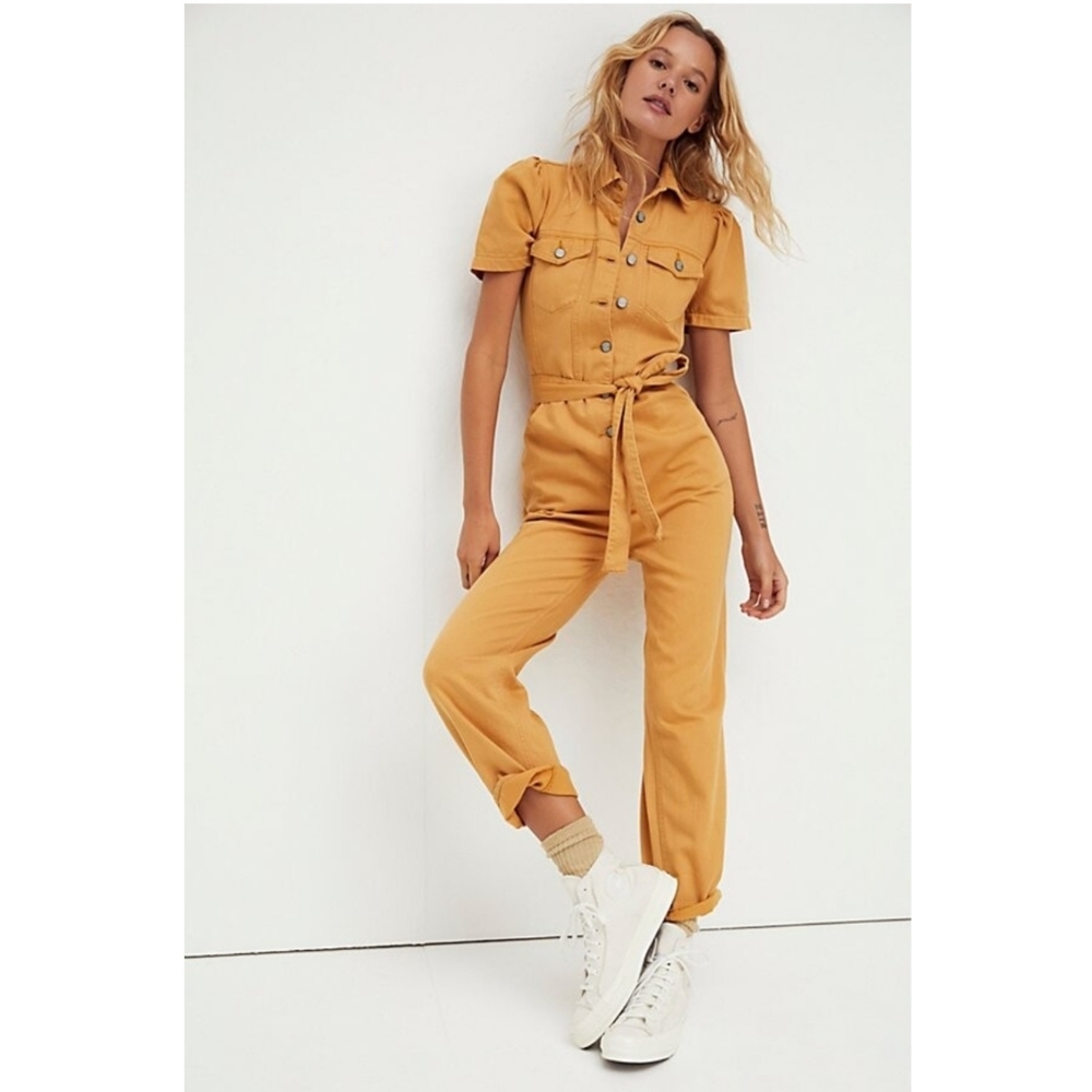 Boyish Vincent Denim Utility Coveralls Overalls Jumpsuit